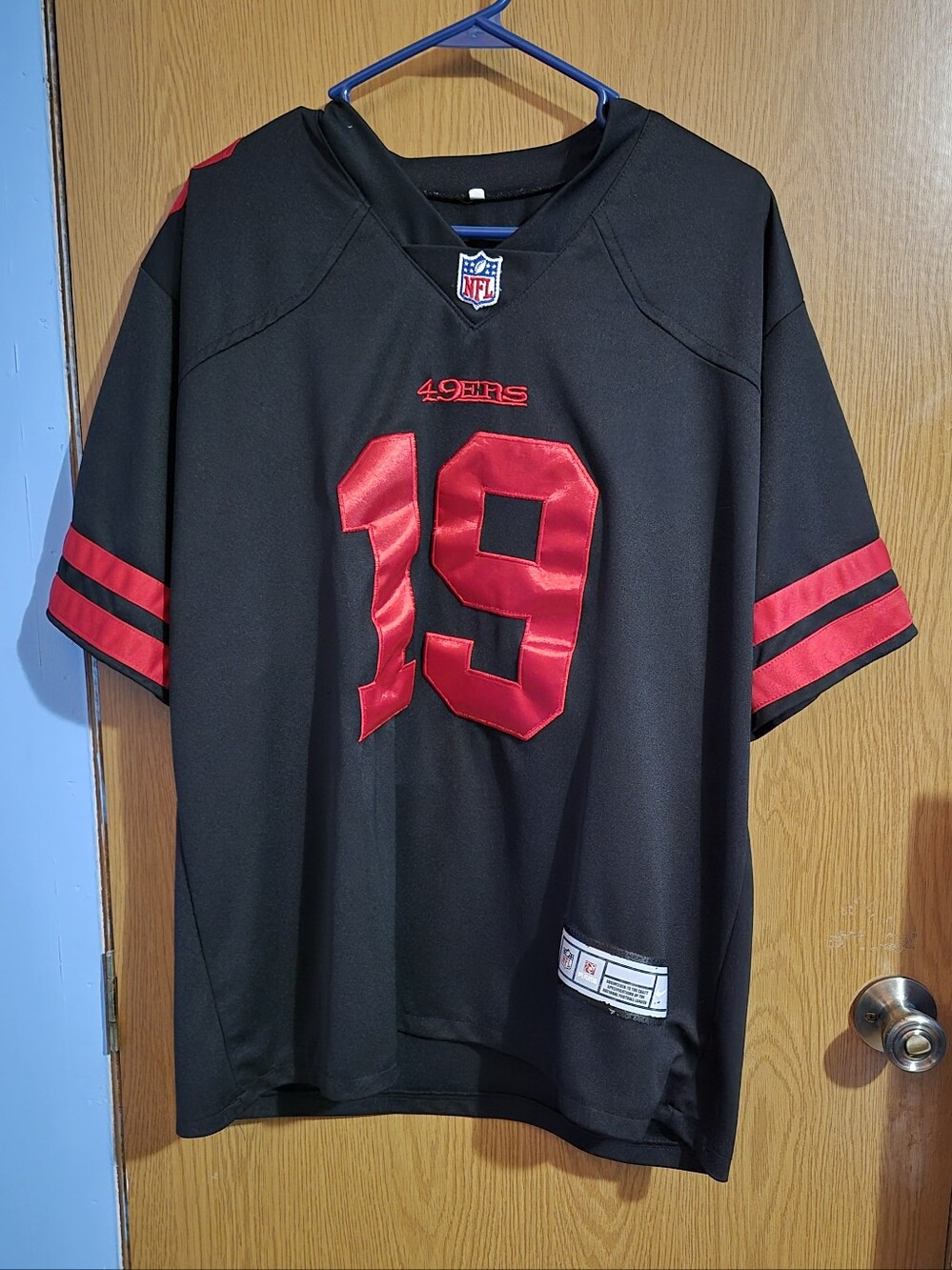 NFL Nike Deebo Samuel 49ers Black Jersey #19 Size L Pre Owned